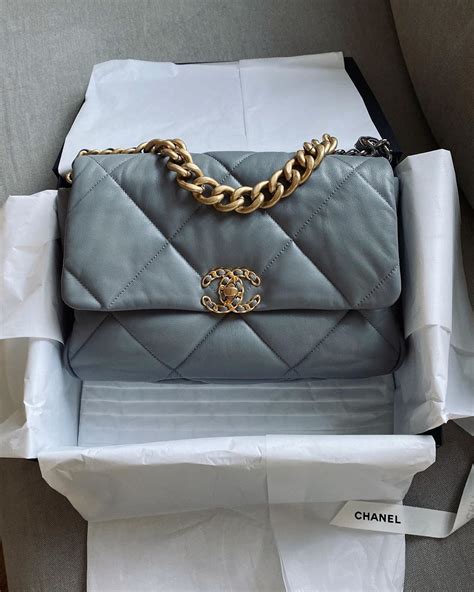 chanel 19 bag green|chanel 19 bag large.